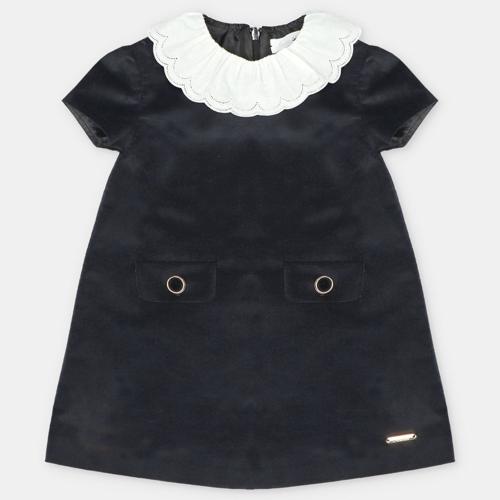Black velvet dress