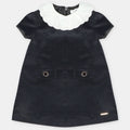 Black velvet dress