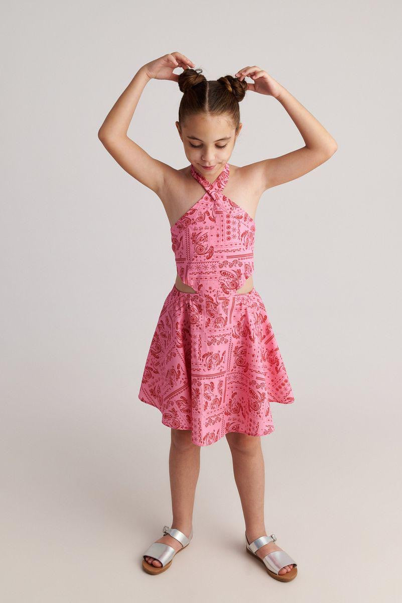 Paisley Bandana Dress
