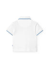 White Button Up with Blue Collar