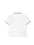 White Button Up with Blue Collar