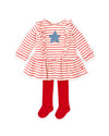 Red Stripes Star Dress