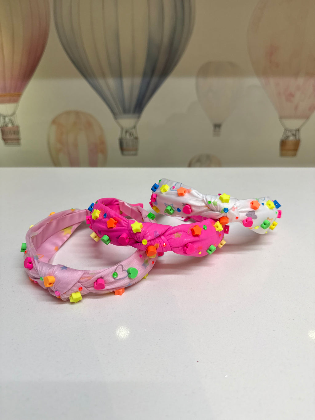 Clay Charm Knot Headband