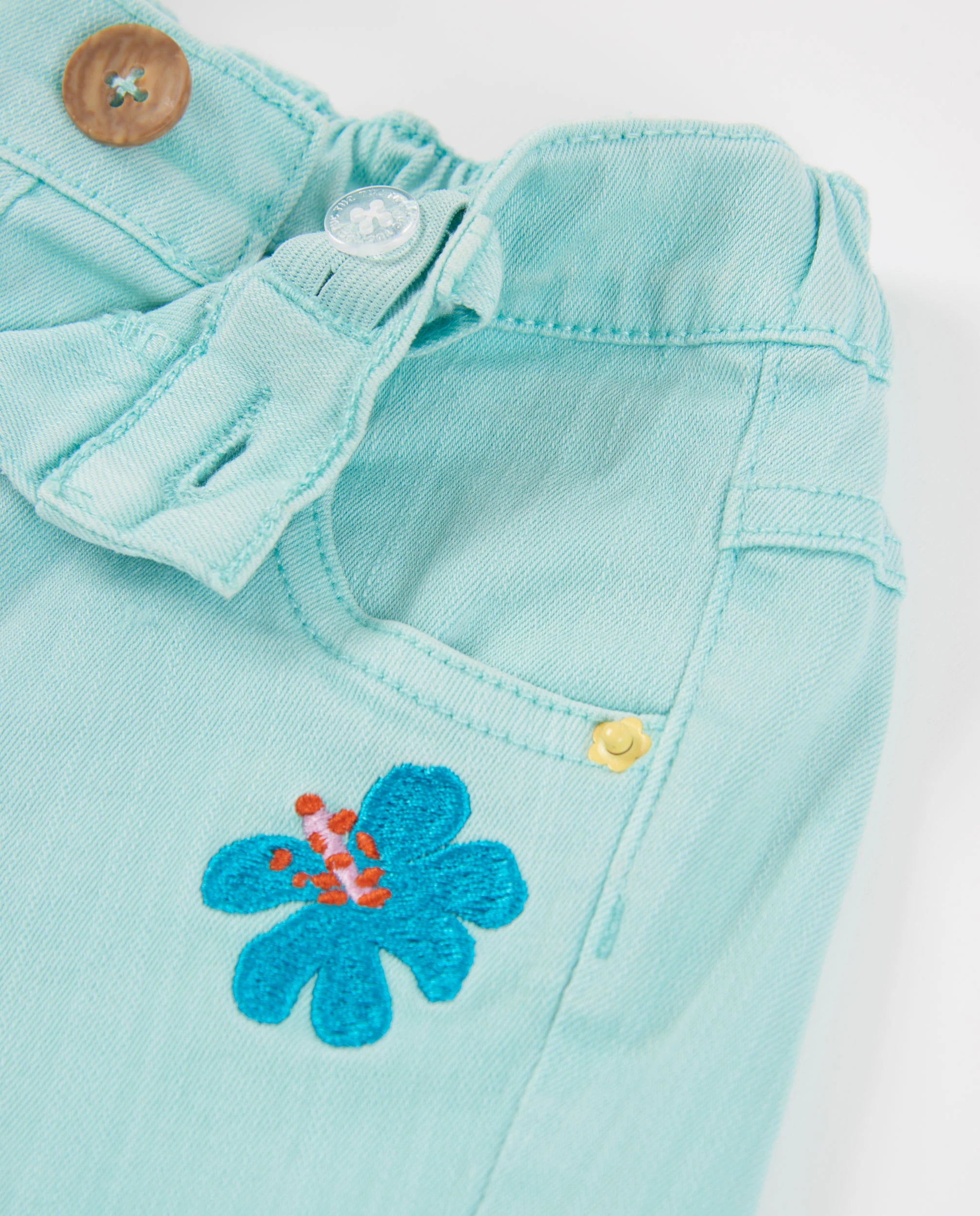 Knitted Flower Short Set