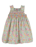 Garden Smocked Ruffle Dress