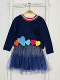 3D Heart Tulle Dress