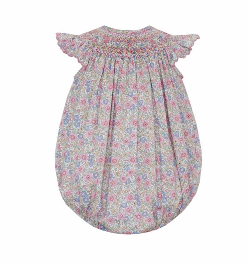 Pink Smocked Collar Bubble