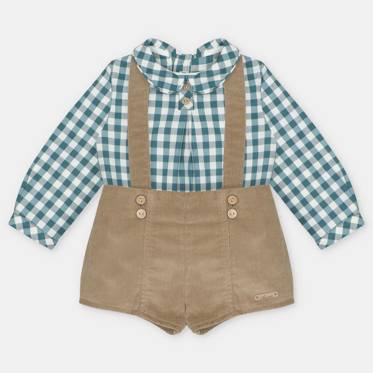 Ghingham Teal Overral