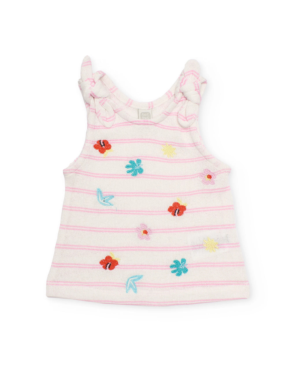 Knitted Flower Short Set