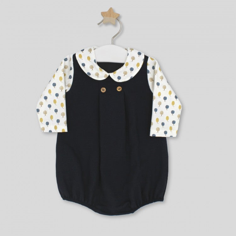 Woodland Peter Pan Collar Bubble