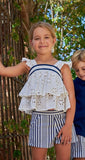 Eyelet & Stripes Set