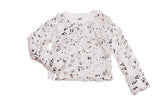 White Fur Sequin Sweater