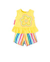 Multi Color Short Set