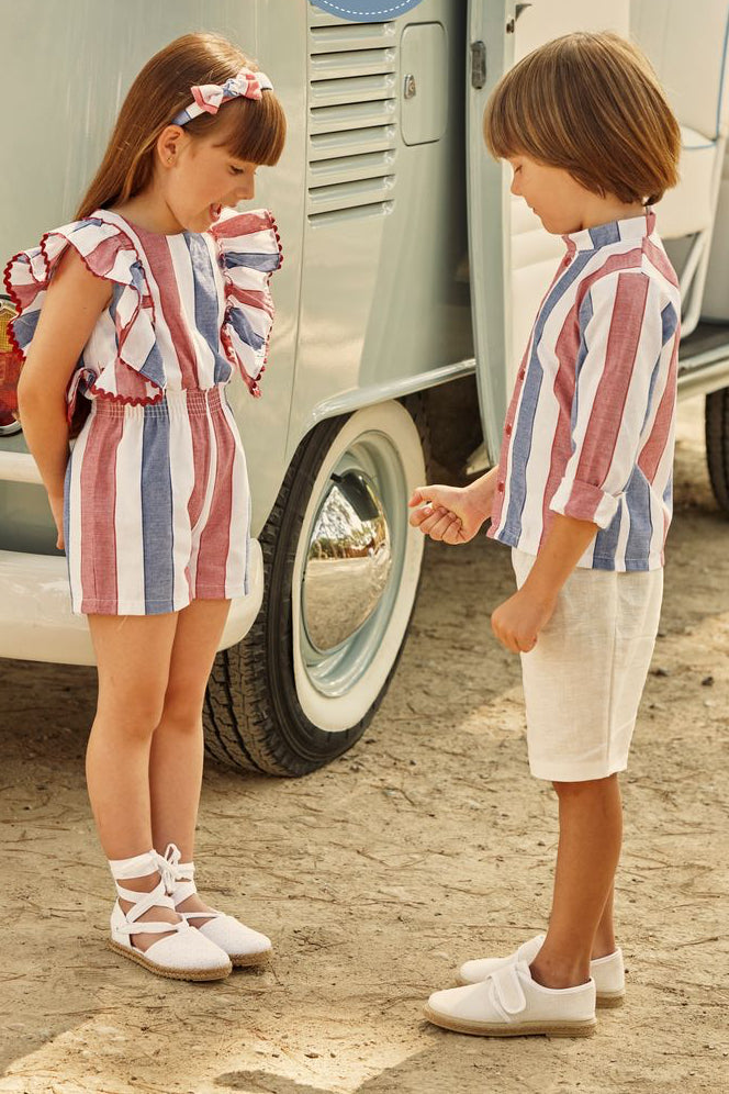Striped Romper