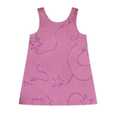Purple Twinkle Stars Denim Dress