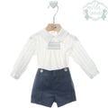 Sebastian Blue Smocked Set