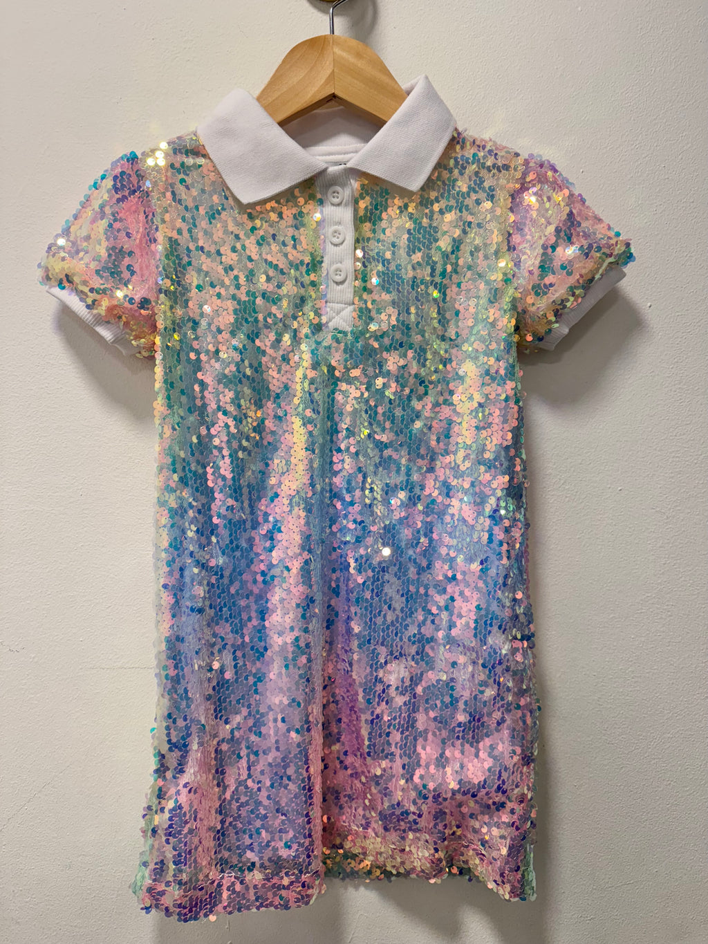 Polo Sequin Rainbow Dress