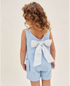 Delphinium with Bow Romper