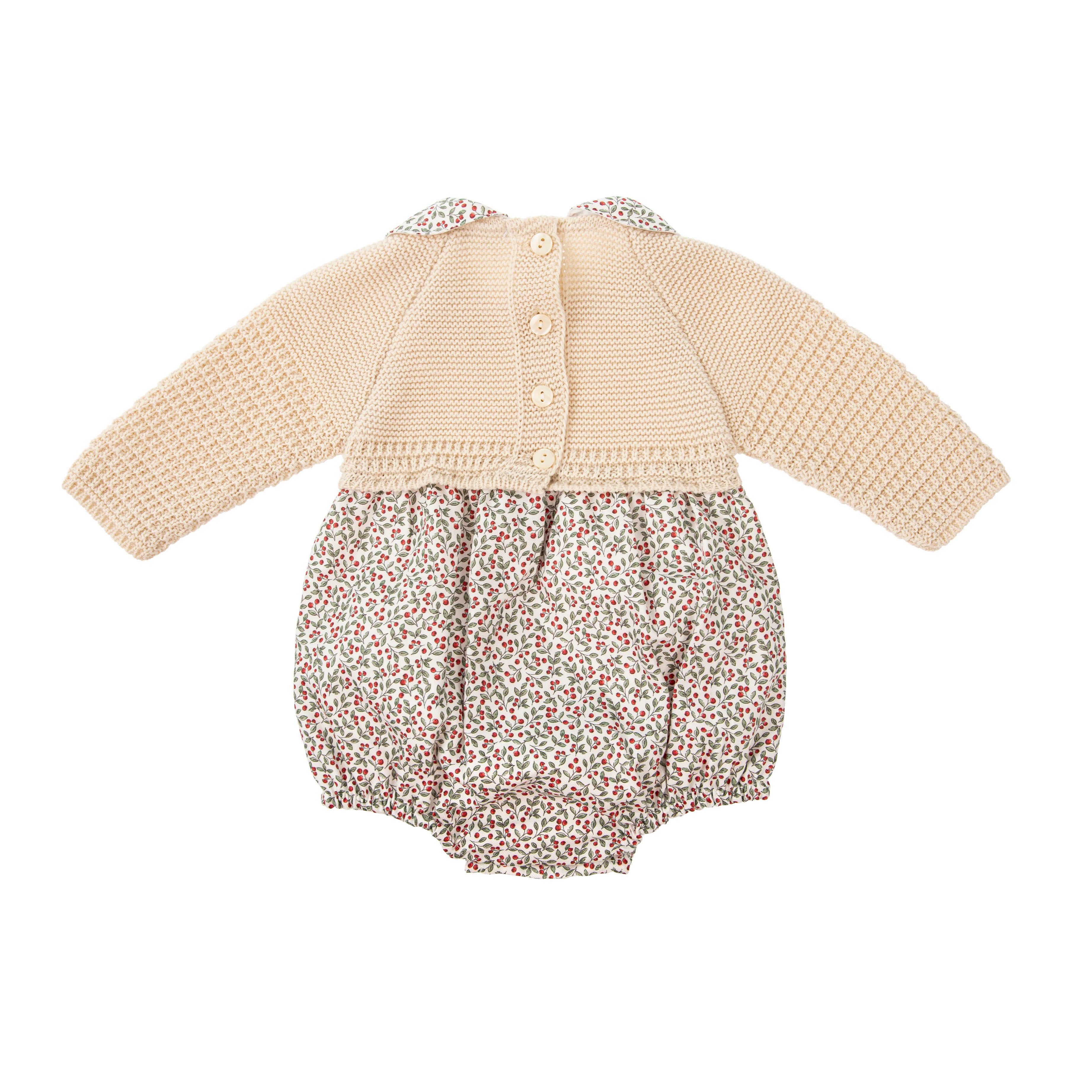 Beige Knitted Bubble