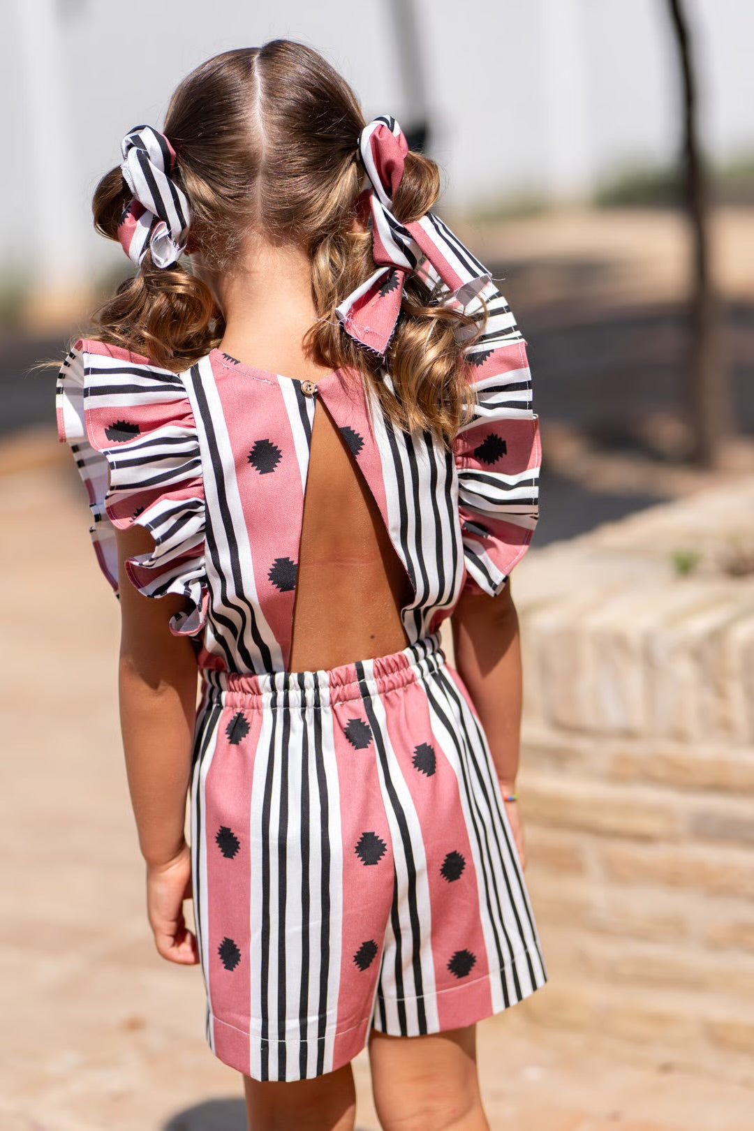 Golden Hour Open Back Romper