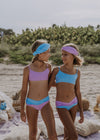 Amelie Lilac top & Blue bottom Bikini