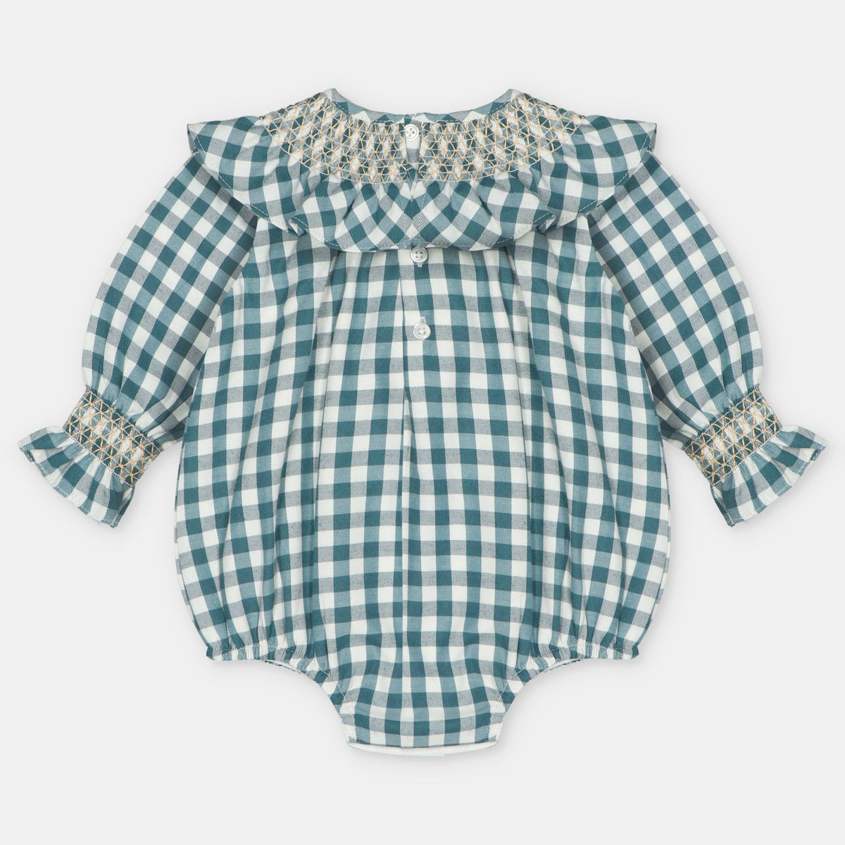 Teal Ghingham Bubble