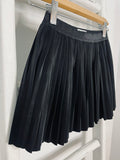 Black Leather Skirt