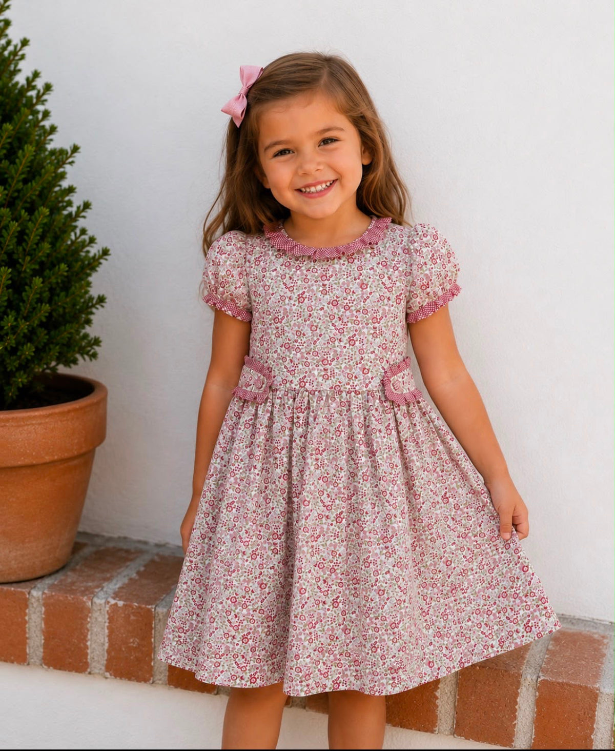 Vichy Bloom Dress