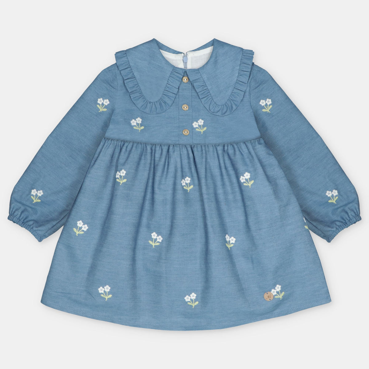Denim Flower Dress