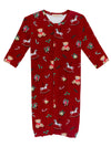 Joyful Christmas Baby Gown