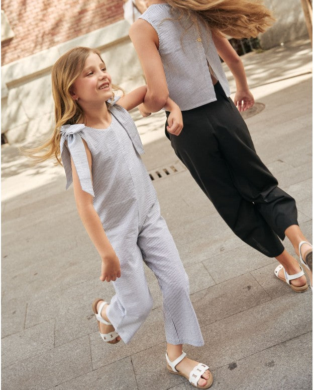 Shimmery Stripes Jumpsuit