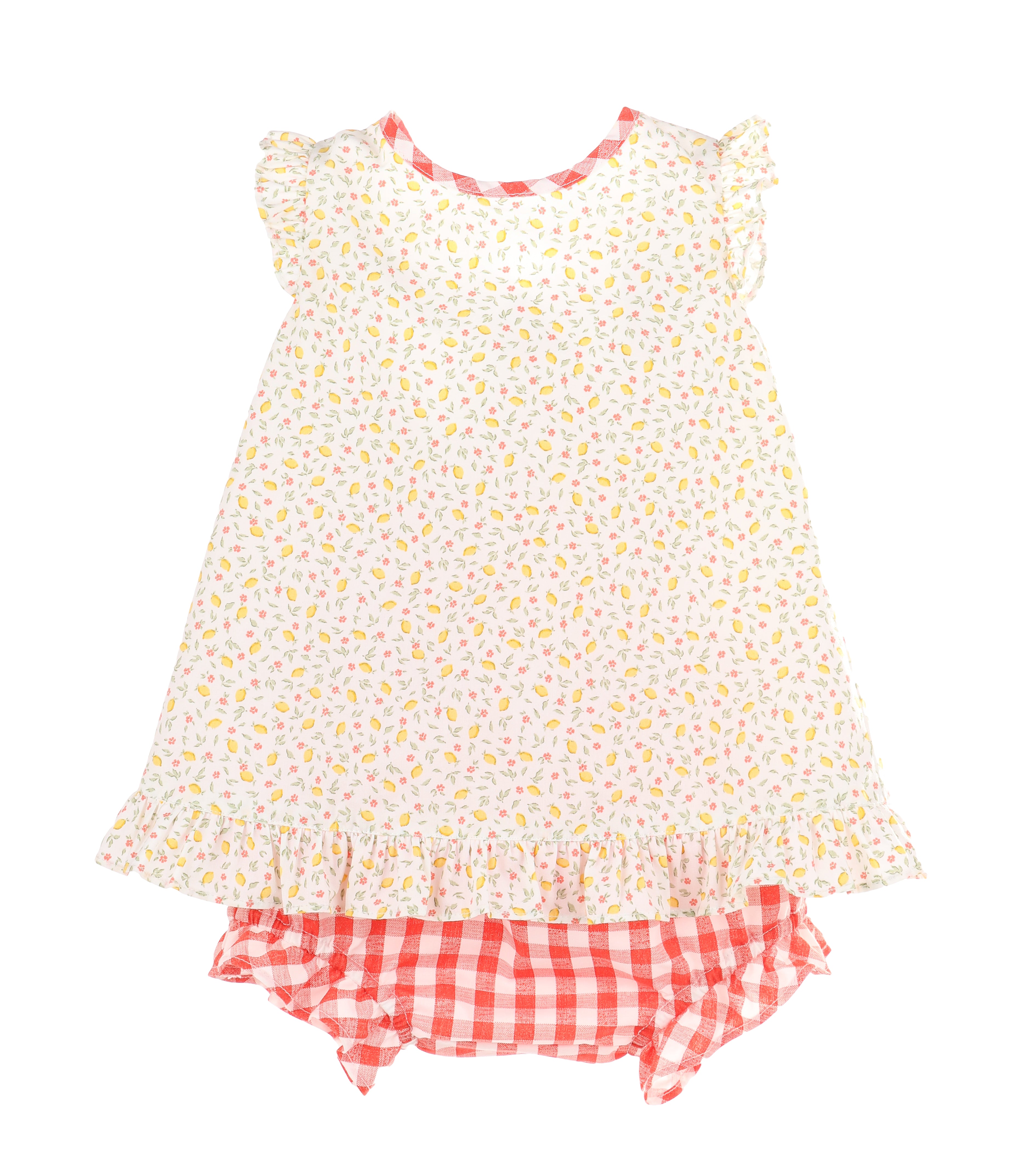 Gingham & Lemons Dress