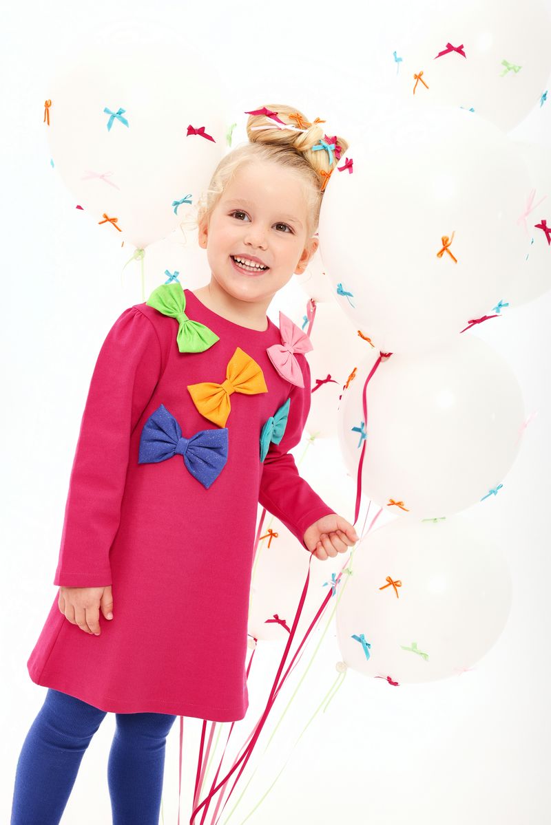 Multicolor Bow Dress