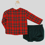 Plaid Boy Two Piece Set