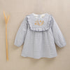 Navy Blue Vichy Baby Girl Dress