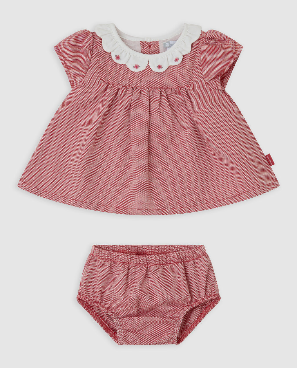 Oxford Scalloped Dress