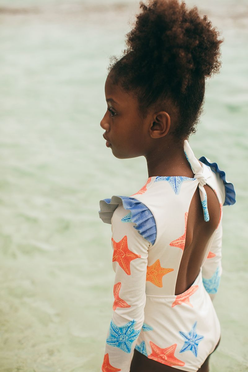 Starfish Wings Long Sleeve One Piece