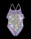 Purple MultiColor Sequin One Piece