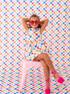 Color Checkered Dress