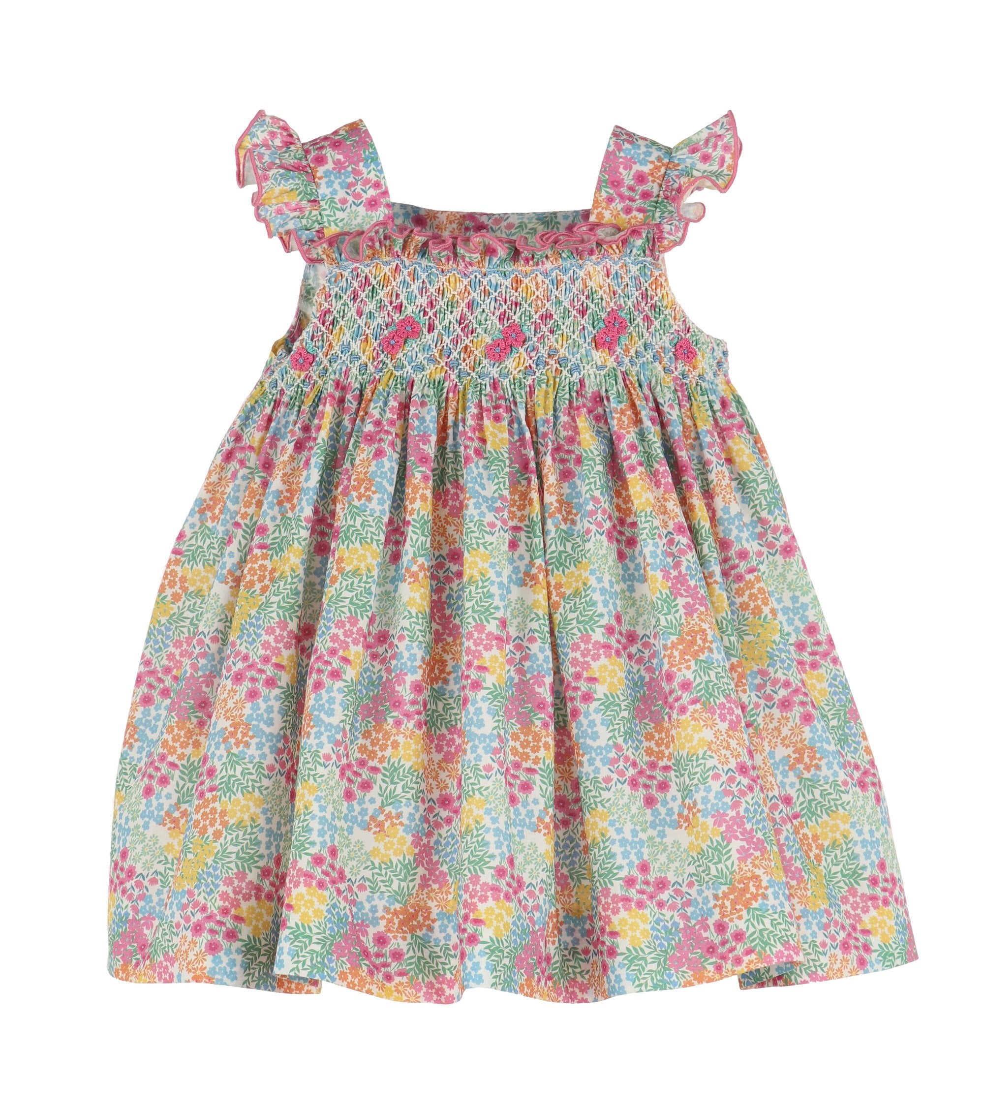 Valeria Multi Flower Baby Dress