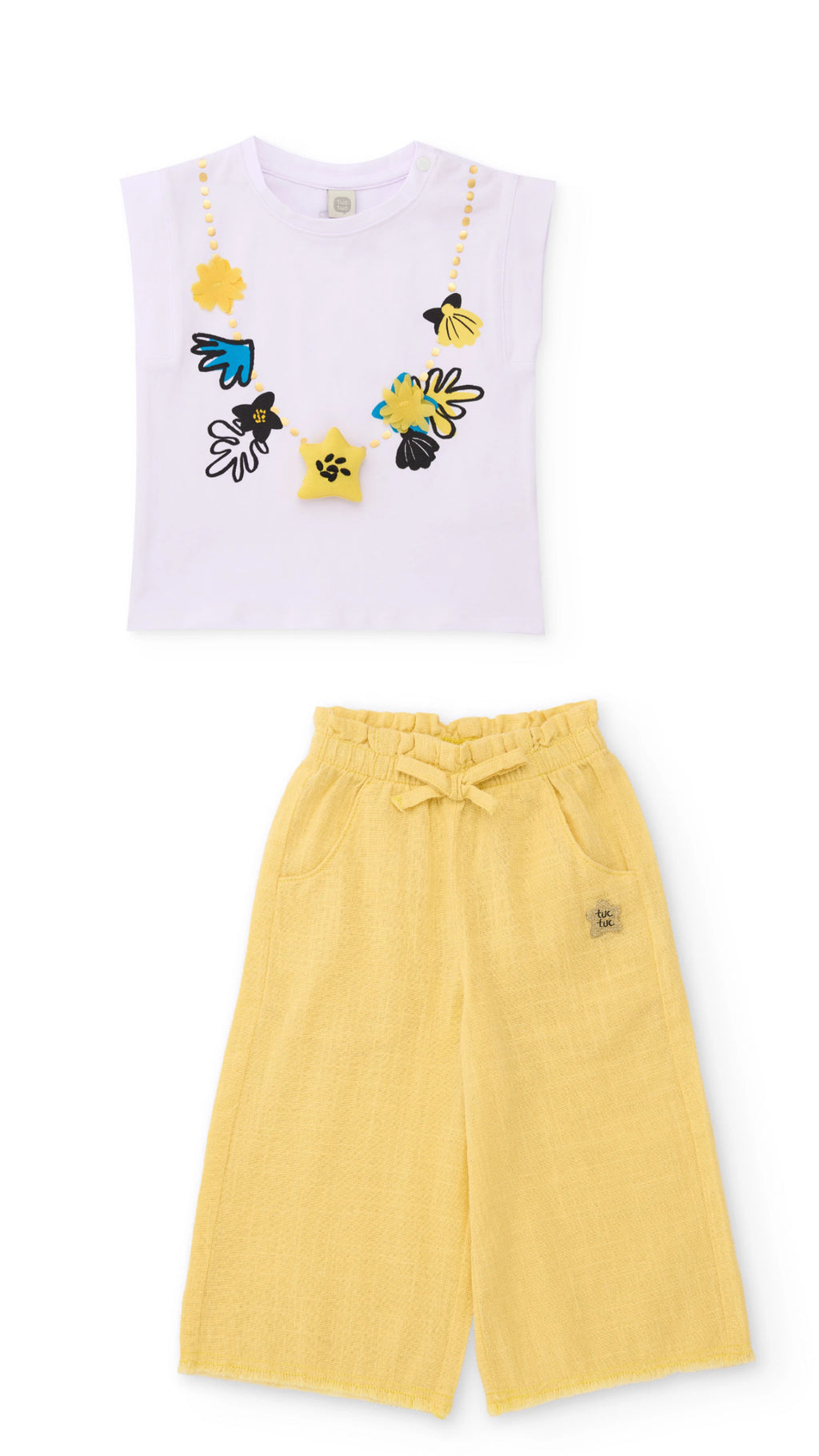 Star Necklace Pant Set