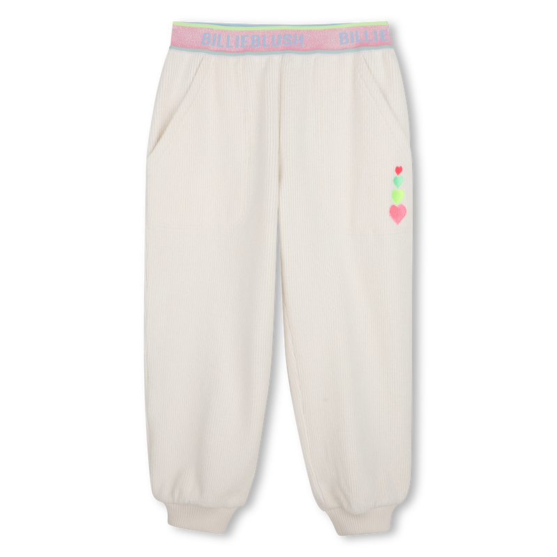 White Corduroy Travel Set