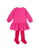 Fucsia Gingham Heart Dress