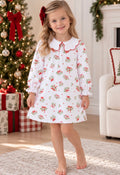 Mistletoe Kisses Scalloped Gown
