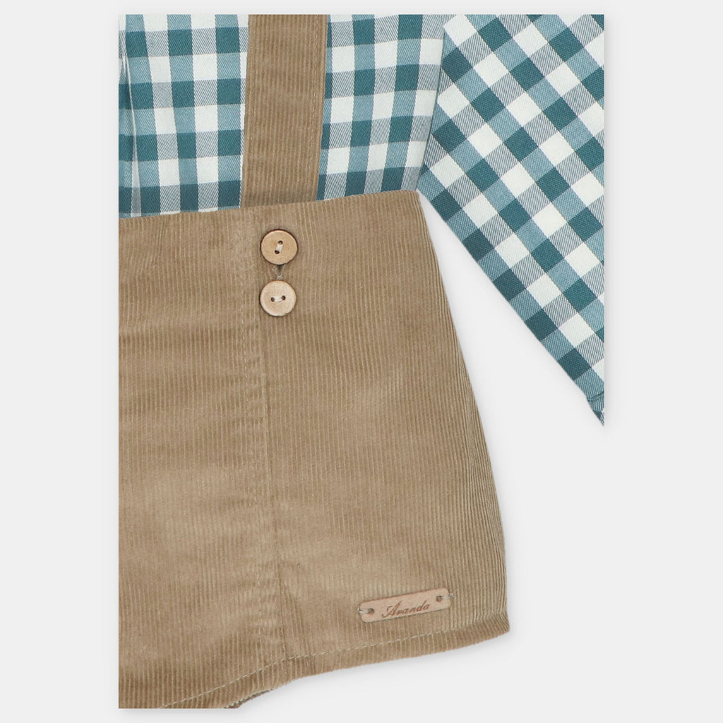 Ghingham Teal Overral