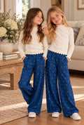 Denim Pant Ribbon Set