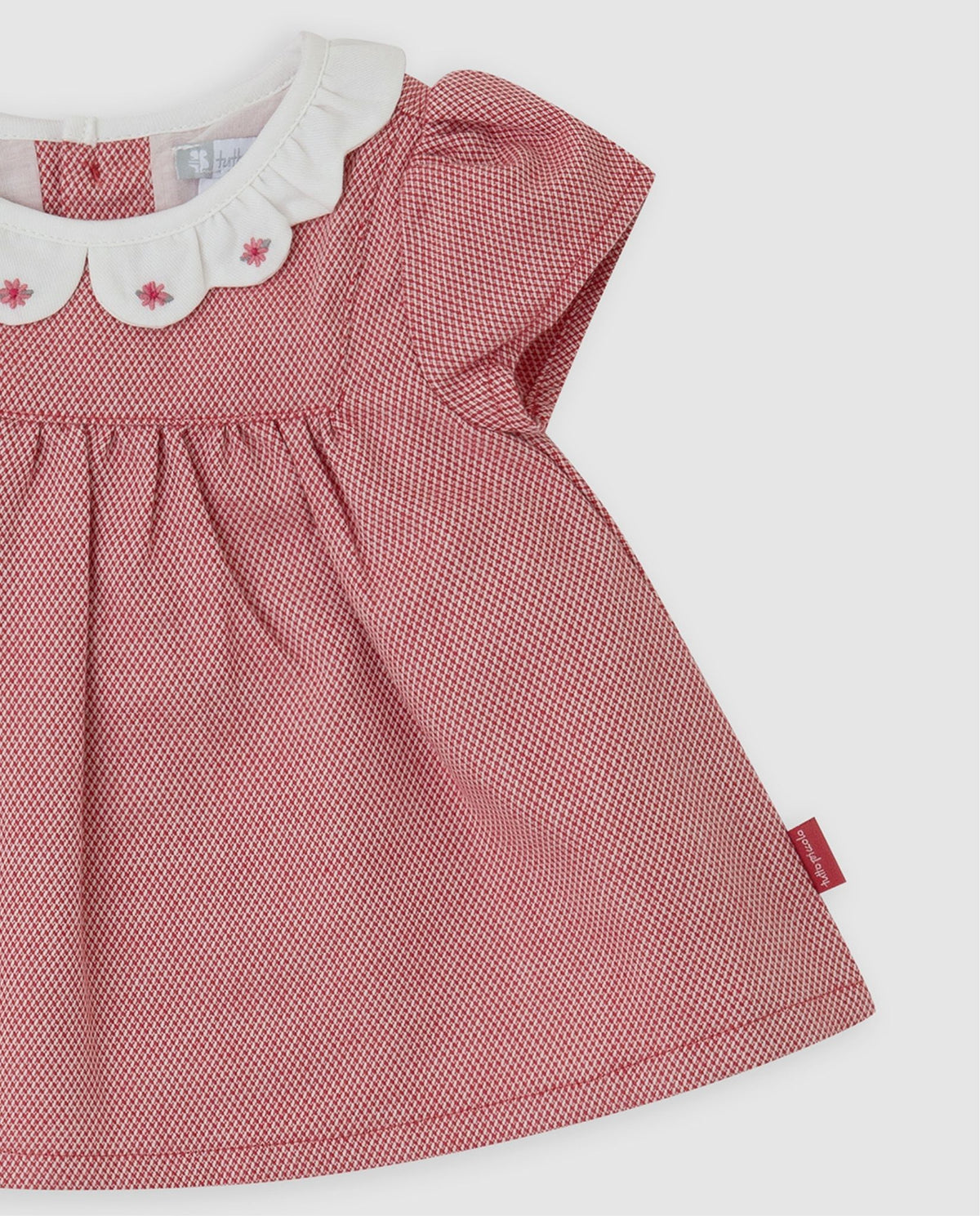 Oxford Scalloped Dress