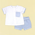 Stripe Pocket Two Piece Set