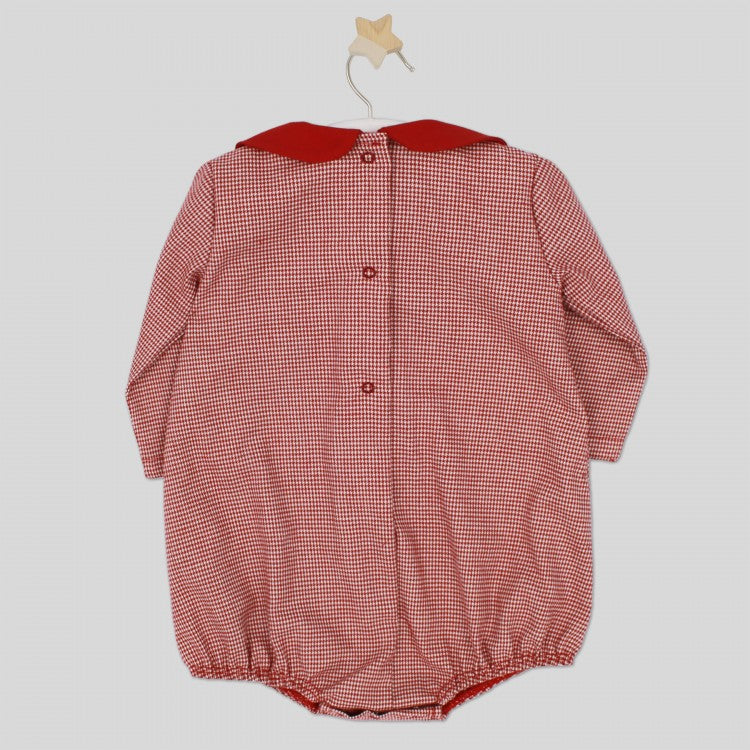 Houndstooth Boy Romper