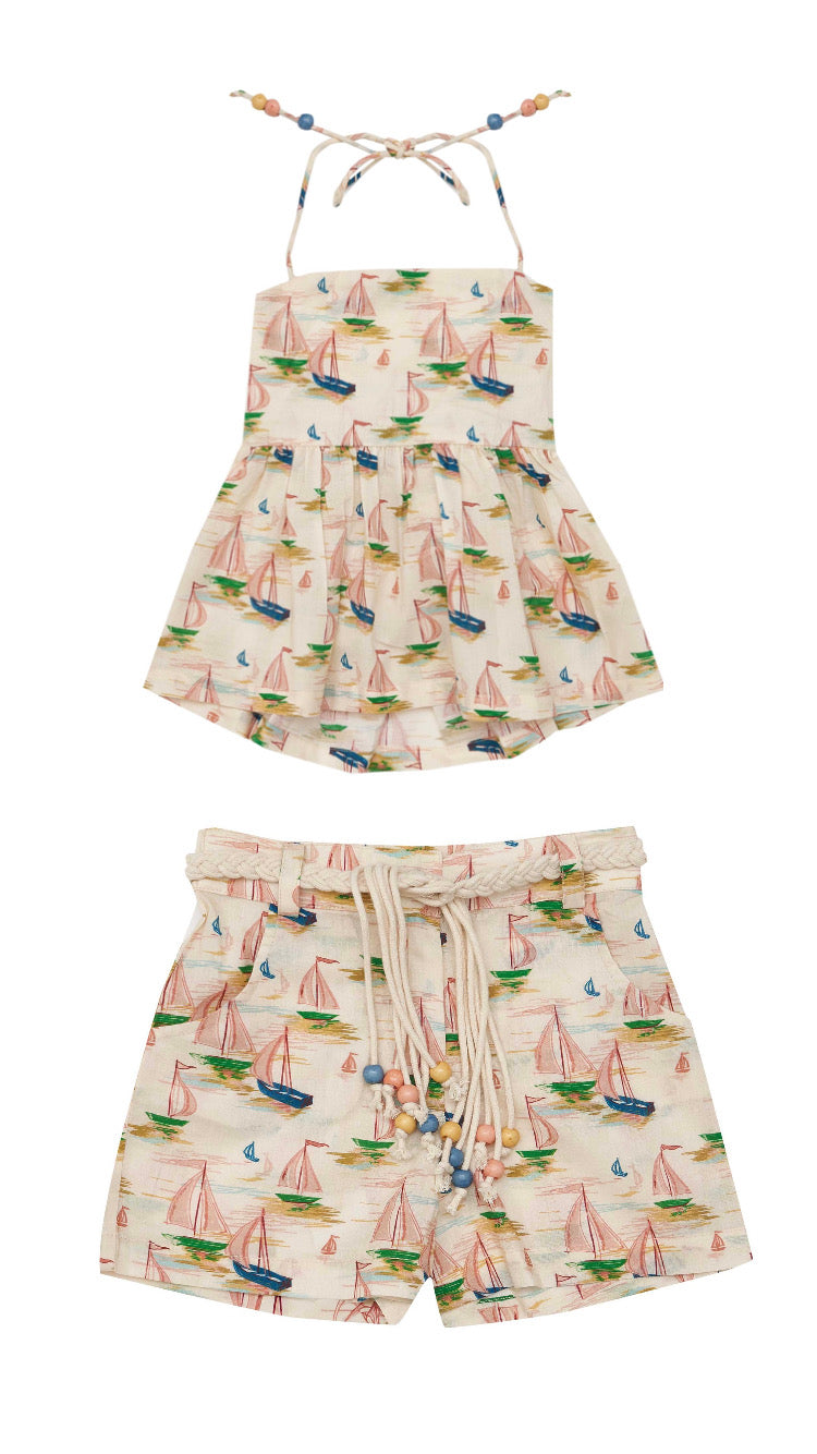 Regatta Set with Breaded and Beaded Belt